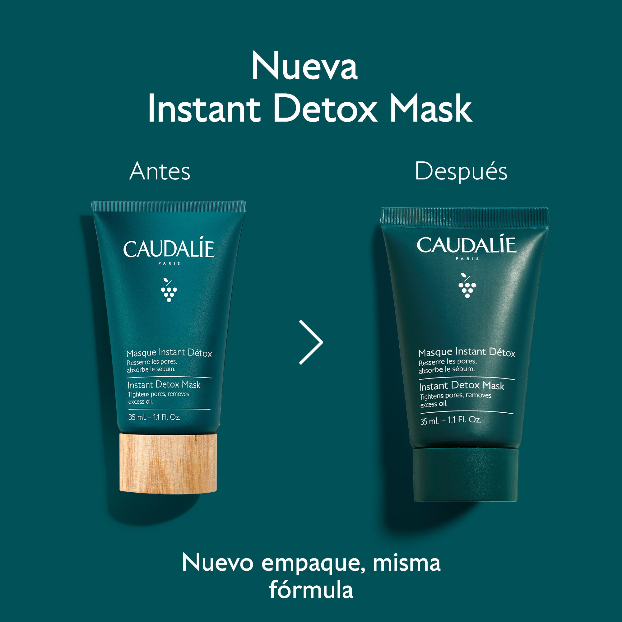 VINERGETIC INSTANT DETOX MASK (MASCARILLA MINIMIZADORA DEL PORO)